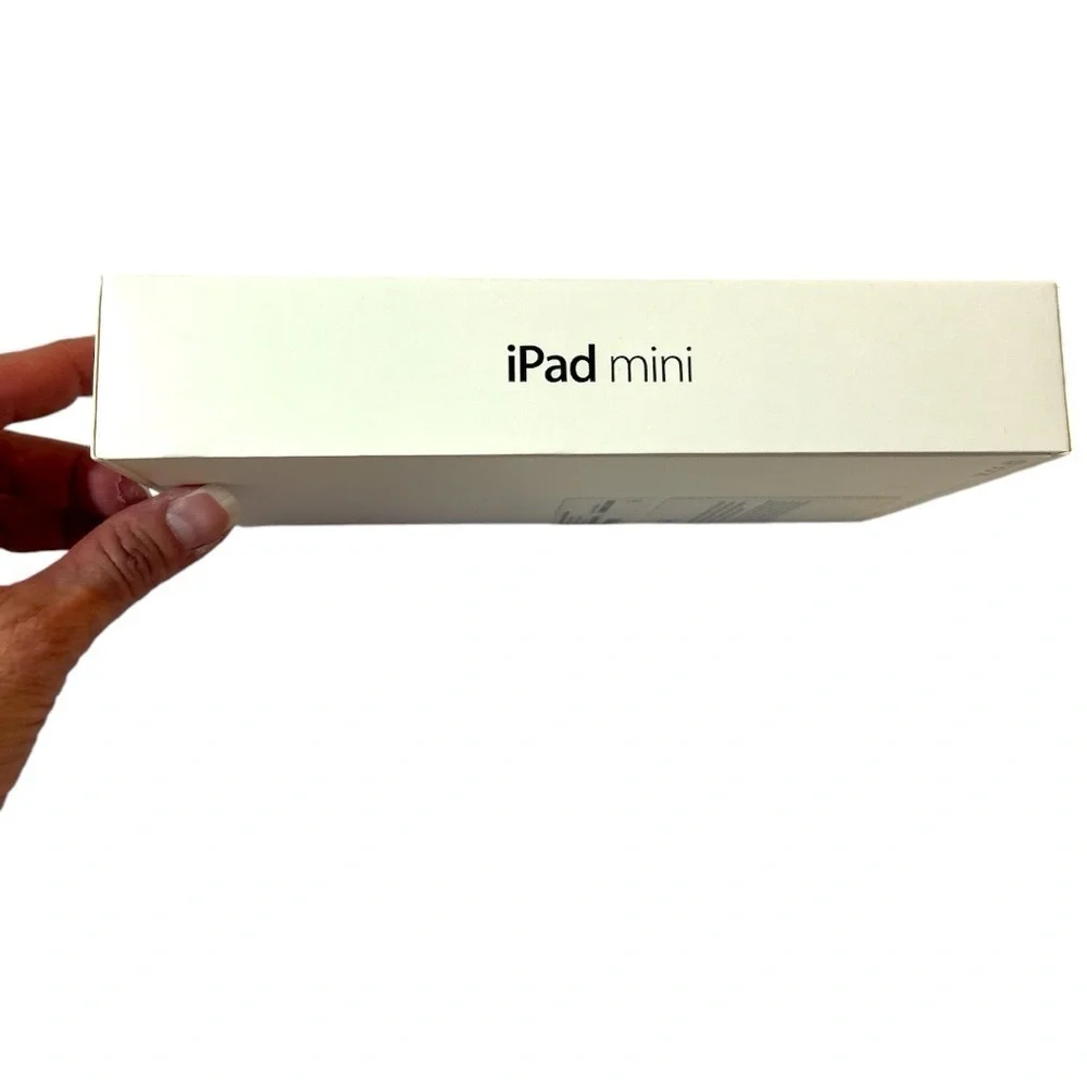 2012 Apple iPad Mini BOX ONLY Wi-Fi 16GB White Info, Apple Sticker